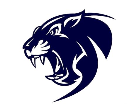 Black Panther Logo Premium Vector