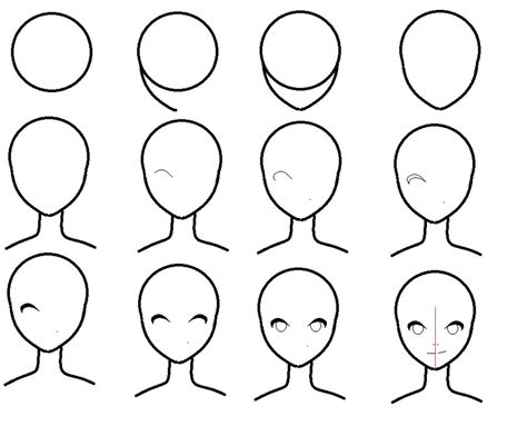 How To Draw An Simple Anime Face Art 2019 Çizim Çizim Fikirleri