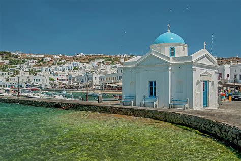 Church In Mykonos Greece Photograph By Tom Zeman