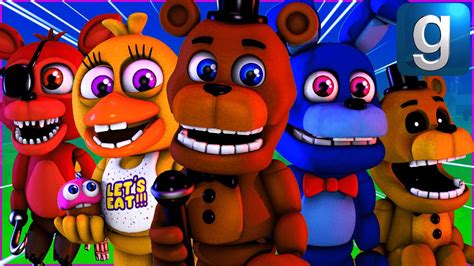 Gmod Fnaf Review Brand New Fnaf World Adventure Animatronics And Aftonbuilt Ragdolls Youtube