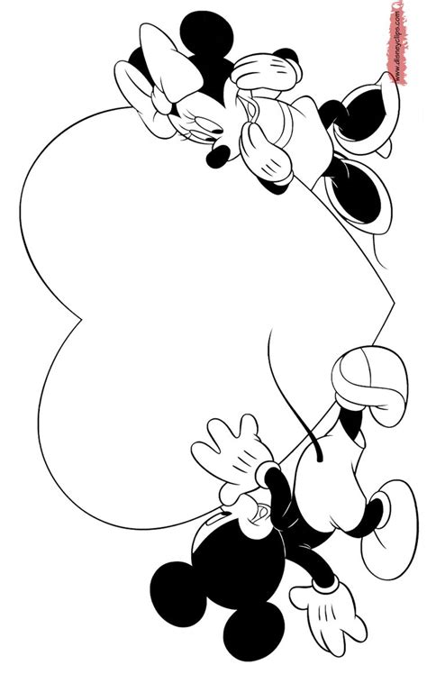 Valentine Mickey Minnie Gif 9511500 Disney Coloring Pages Mickey