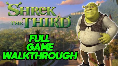 Shrek The Third Full Game Walkthrough Pc Youtube