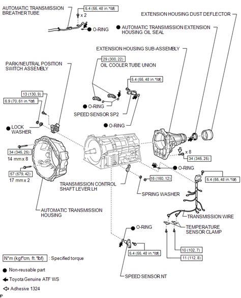 Toyota 4runner Components Automatic Transmission Unit Service Manual
