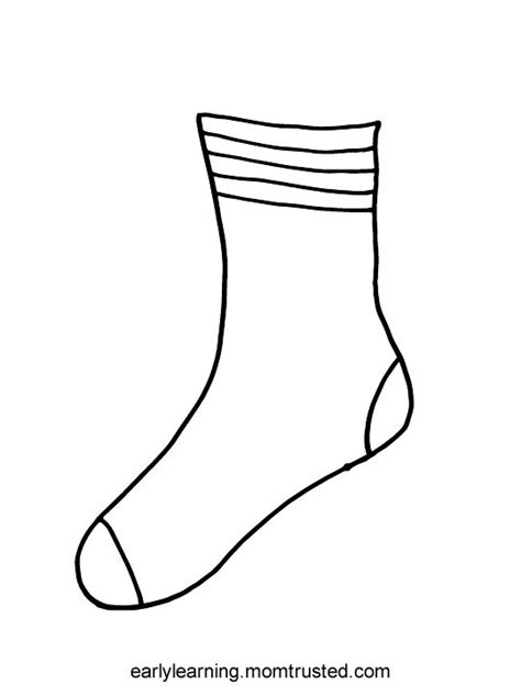 Bear introspects, dear pisces coloring pag. Socks for Fox Printable - Preschool Activities and ...