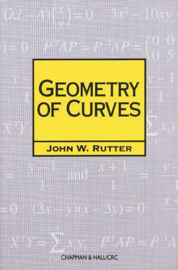 Geometry Of Curves Crc Press Book