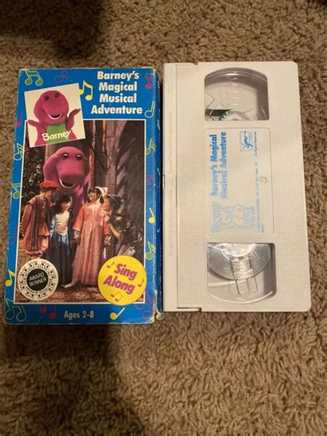 BARNEY BARNEYS Magical Musical Adventure VHS 1993 8 06 PicClick UK