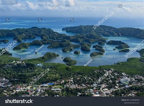 Palau Koror City Area Islands Cove Stock Photo 2129492459 Shutterstock