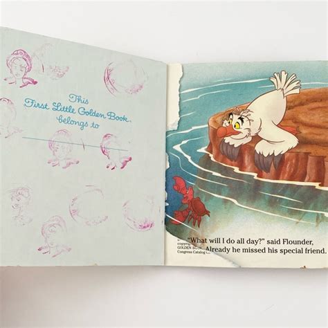 Disney Other Flounder To The Rescue The Little Mermaid Disney Book