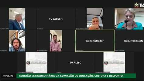 Reuni O Na Alesc Debate Nesta Ter A Feira Propostas Ao Programa