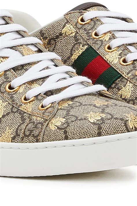 Gucci New Ace Trainers In Beige Natural Save 32 Lyst