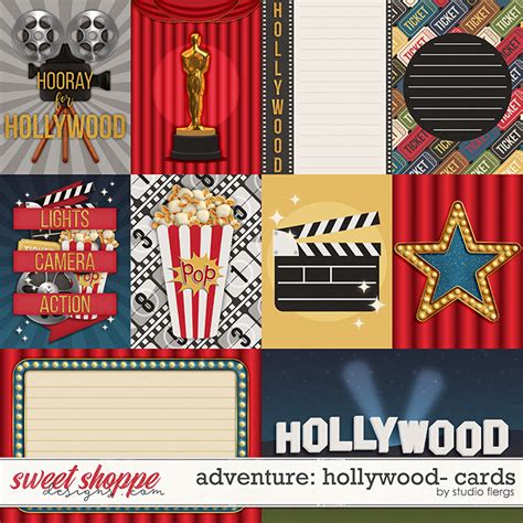 Adventure Hollywood Cards By Studio Flergs