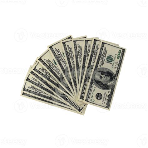 One Hundred Dollars Spread 11794067 Png