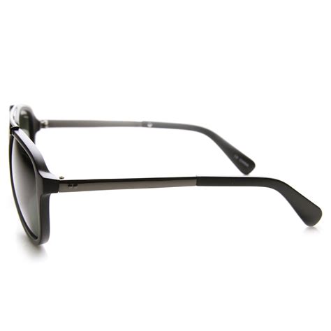 Dapper Mens Euro Roadster Square Aviator Sunglasses Zerouv