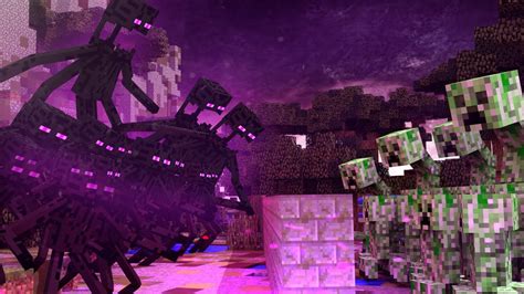 Minecraft 500 Enderman Vs 500 Creepers Massive Mob Battles Youtube