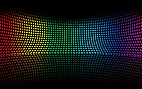 Circles Reflections Multicolor 2k Colors Black 007 Rainbows