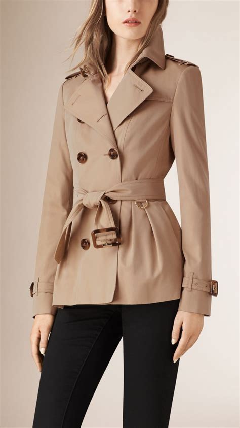 Cotton Gabardine Trench Jacket Burberry London Trench Coat Trench