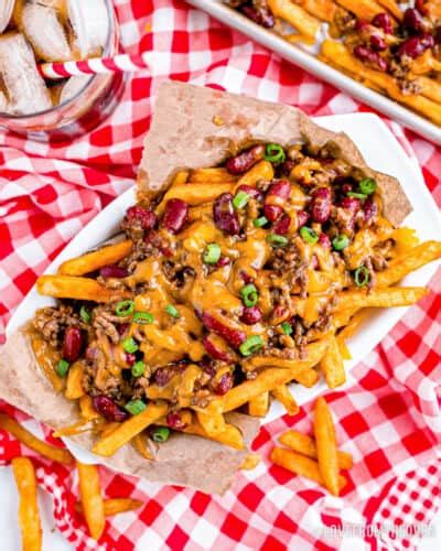 Chili Cheese Fries • Love From The Oven