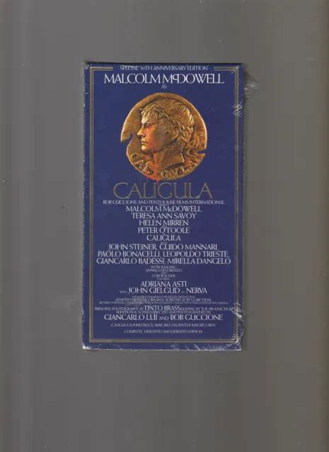 Caligula Vhs 1984 Complete Unedited Unrated Version Sealed 2099