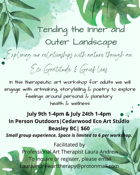 Upcoming Events Laura Andrew Art Therapy
