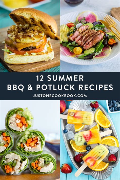 12 Summer Bbq And Potluck Recipes Just One Cookbook