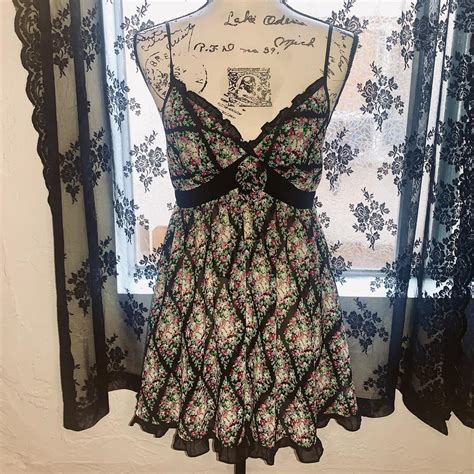 Betsey Johnson Intimates Mini Nightgown Size Depop