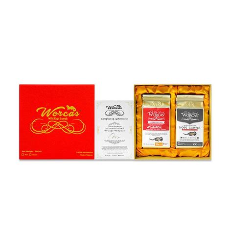 Jual WORCAS Kopi Luwak Liar Sumatra King Gayo Bali King Large Box