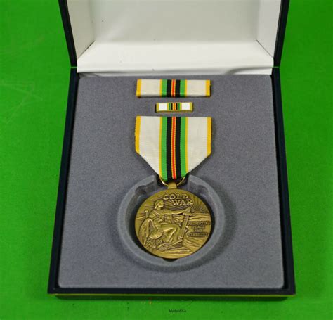 Cold War Victory Medal Set Full Size Medal Ribbon Bar Lapel Pin