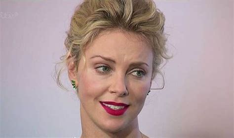 Maybe It S Just Me Charlize Theron Compares Press Intrusion Of