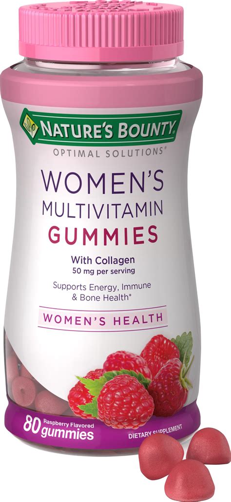 Natures Bounty Optimal Solutions Womens Multivitamin Gummies 80 Count