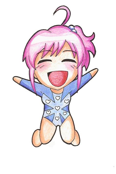 A drawing of me doing gymnastics. chibi gymnastics - Google Search | Chibi, Anime, Art