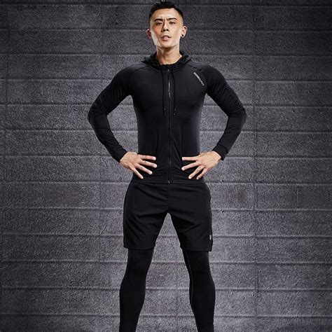 buy 5 pcs set men s compression sport suits running sets basketball training tights clothes gym
