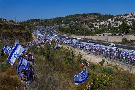 Huge Protest March Reaches Jerusalem After 5 Day Trek From Tel Aviv