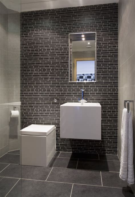 These cool bathroom tiles with a grittier and edgier design show a timeless allure and are perfect to be used in small spaces. Small Spaces Photos (19 of 65)
