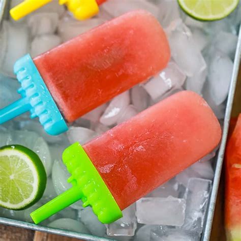 Homemade Watermelon Popsicles Easy Watermelon Lime Popsicles