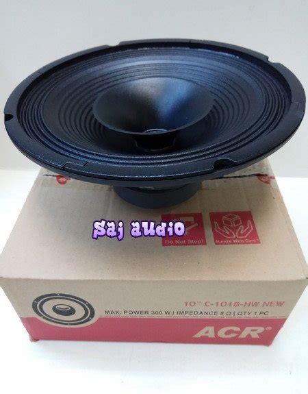 jual speaker fullrange 10 inch acr pro new c 1018hw mantap di lapak saj audio bukalapak