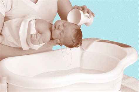 Never leave your baby alone in the water. Baby's First Bath: How to Bathe a Newborn | Parents
