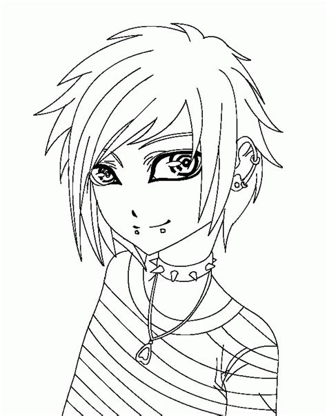 Emo Disney Coloring Pages Coloring Home