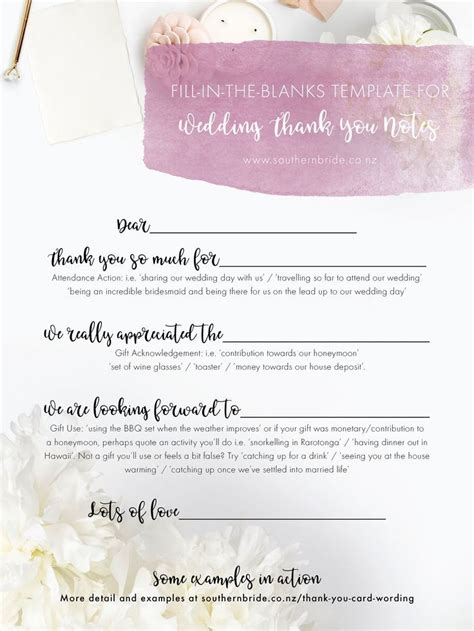 7 Thank You Card Wording Ideas A Template To Make Writing Yours Easy