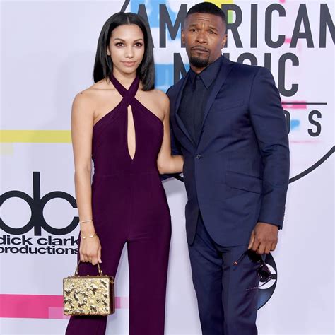 Jamie Foxx And His Daughter At The 2017 Amas Popsugar Celebrity