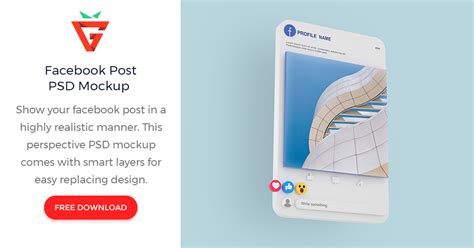 Facebook Post Psd Mockup