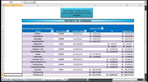 Plantilla De Excel De Recibo De Cobro De Contabilidad Financiera