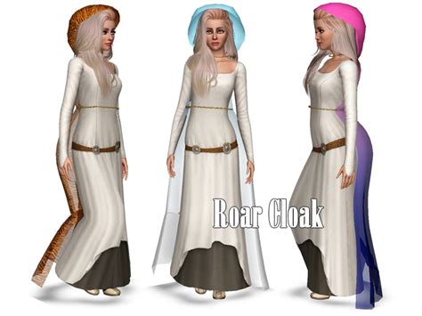 The Sims Resource Roar Cloak Accessory