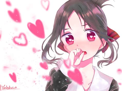 Anime Girl With Heart Eyes