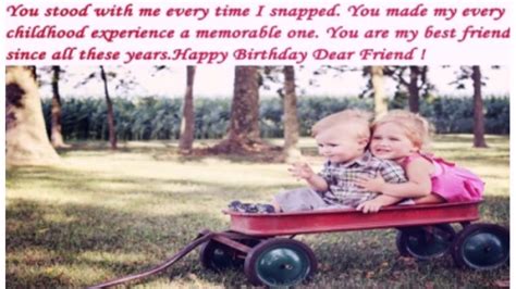 50 Meaningful Birthday Wishes For Childhood Friend Of 2021