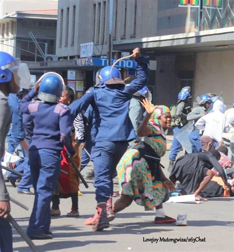 Heavy Security In Zimbabwes Bulawayo As Opposition Challenges Protest Ban Face Of Malawi