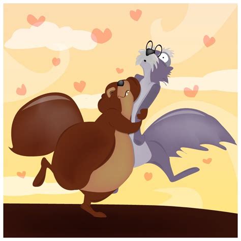 Haha Merlin And The Old Lady Squirrel From Sword In The Stone Old Disney Disney Fan Art