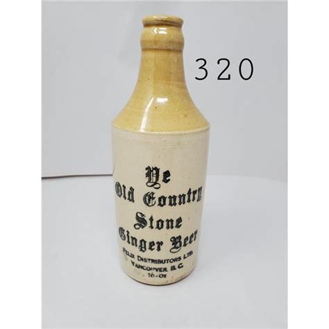 Old Country Stone Ginger Beer Bottle Vancouver Bc