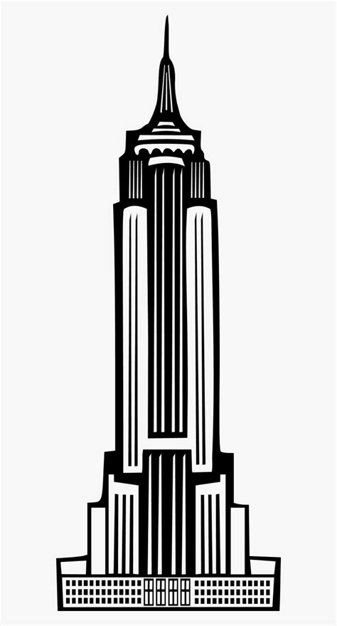 Simple Empire State Building Clipart Empire State