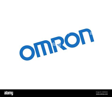 Omron Rotated Logo White Background Stock Photo Alamy