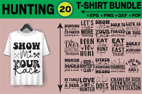 Hunting T Shirt Design Bundle Graphic By SgTee Creative Fabrica